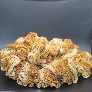 Homemade Gold Ruffle Scarf